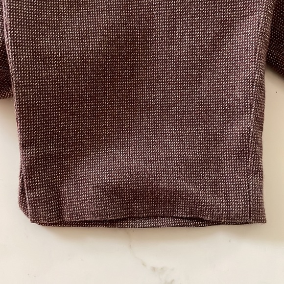 Massimo Dutti Burgundy regular-fit pants - Picture 10 of 10